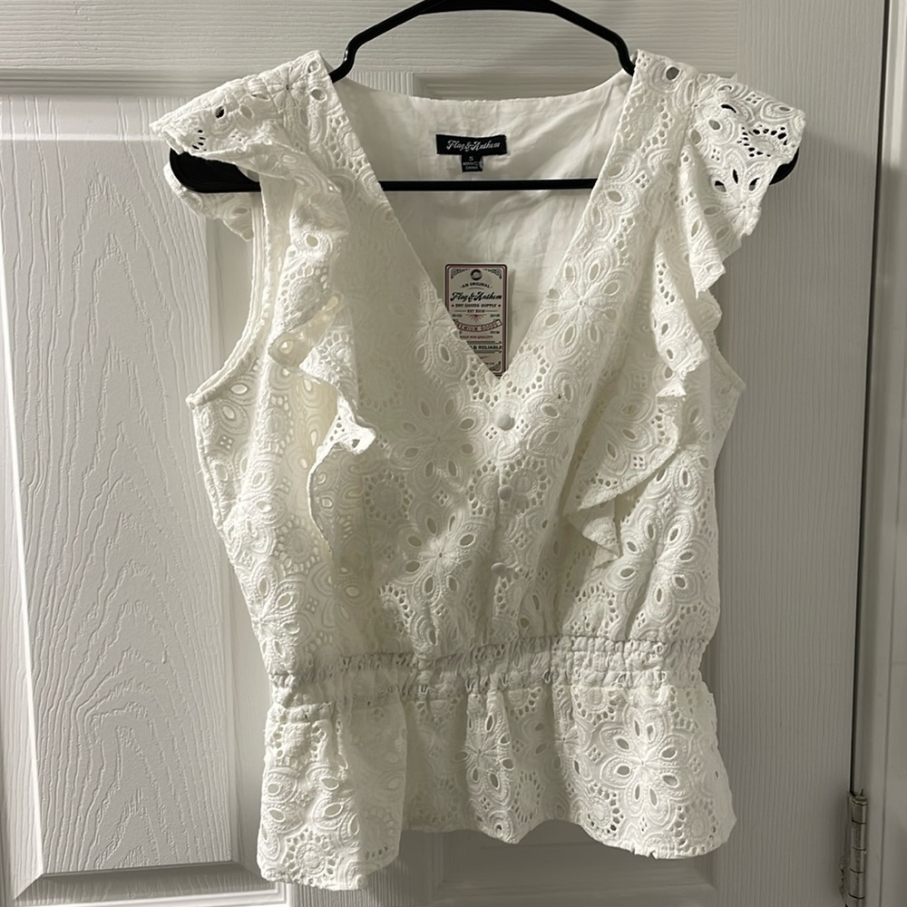 V-neck top